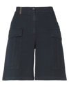 Peserico Shorts & Bermuda Shorts In Dark Blue