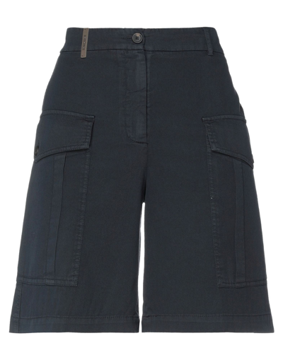 Peserico Shorts & Bermuda Shorts In Dark Blue