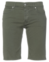 Roy Rogers Roÿ Roger's Man Shorts & Bermuda Shorts Military Green Size 40 Cotton
