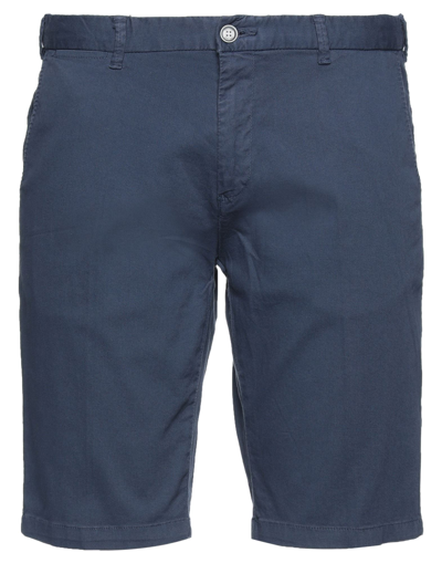 Yes Zee By Essenza Man Shorts & Bermuda Shorts Midnight Blue Size 28 Cotton, Elastane