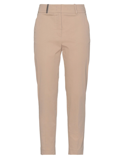 Peserico Pants In Khaki