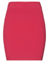 Balmain Mini Skirts In Fuchsia