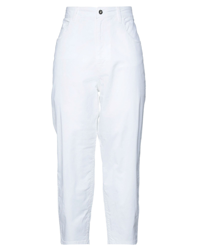 Cycle Pants In White