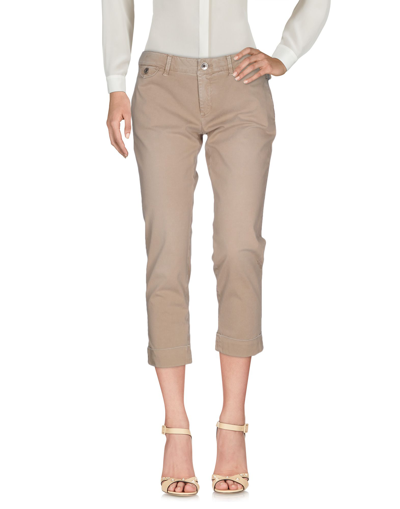 Jacob Cohёn Cropped Pants In Beige