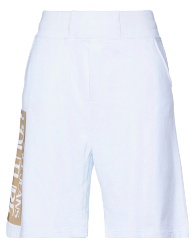 Versace Jeans Couture Man Shorts & Bermuda Shorts White Size Xs Cotton