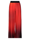 MARIA CALDERARA MARIA CALDERARA WOMAN PANTS RED SIZE 4 POLYESTER