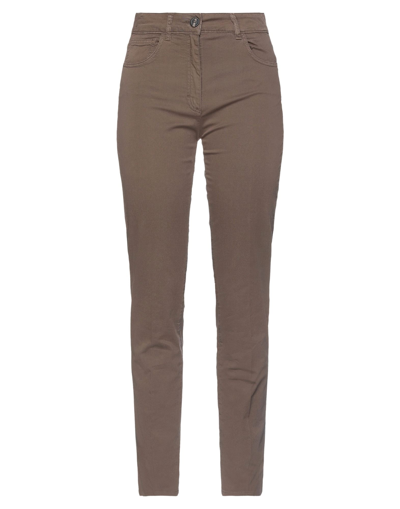 Peserico Pants In Brown