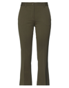 Alberto Biani Cropped Pants In Military Green