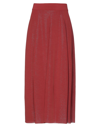 Gentryportofino Midi Skirts In Red