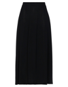 Gentryportofino Midi Skirts In Black