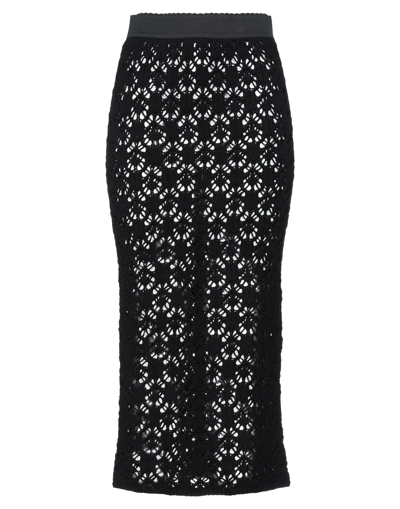 Dolce & Gabbana Midi Skirts In Black