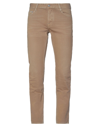 Care Label Jeans In Camel