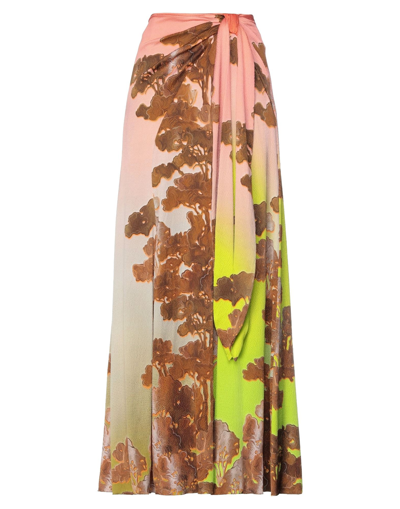 Peter Pilotto Long Skirts In Salmon Pink