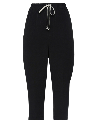 Rick Owens Cropped Pants In Black