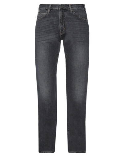 Emporio Armani Extra Slim-fit J11 Extra Comfort Denim Jeans In Black