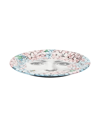FORNASETTI FORNASETTI ORTENSIA TRAY AND SERVING PLATE PINK SIZE - IRON