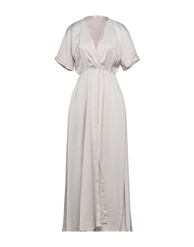 Simona-a Long Dresses In Beige