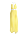 Anna Molinari Blumarine Long Dresses In Yellow