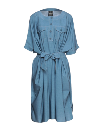 Irie Wash Midi Dresses In Blue