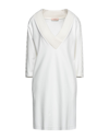 Twinset Short Dresses In White