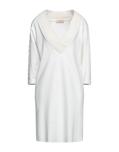 Twinset Short Dresses In White