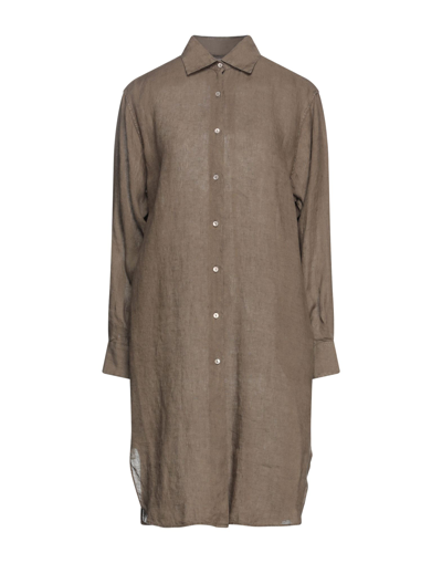 Xacus Midi Dresses In Khaki