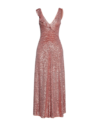 Pinko Long Dresses In Pink