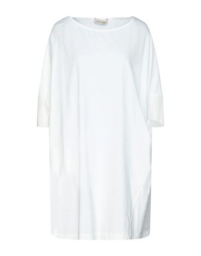 Gentryportofino Oversized T-shirt Dress In White
