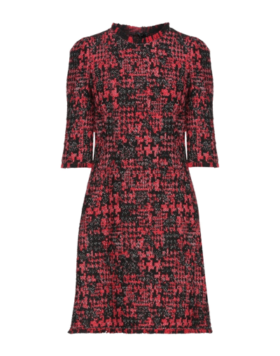 Dolce & Gabbana Short Dresses In Red
