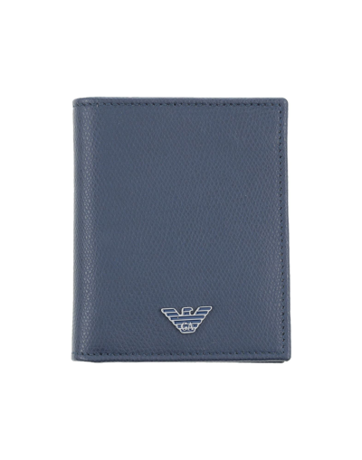 Emporio Armani Wallets In Navy Blue