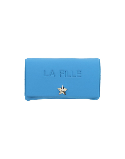 La Fille Des Fleurs Wallets In Azure