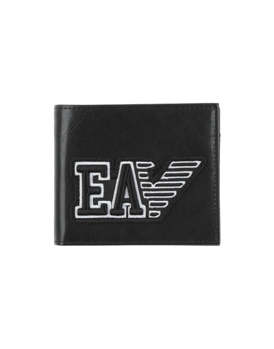 Emporio Armani Wallets In Black