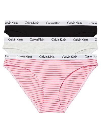 Calvin Klein Carousel Bikini 3-pack In Feeder Stripe