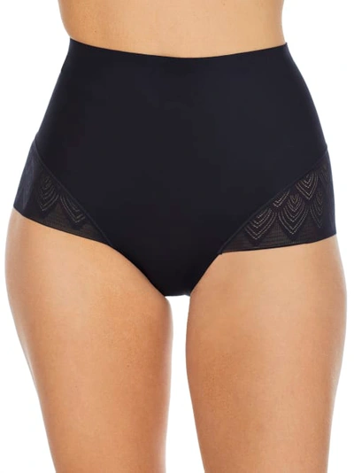 Chantelle High-waist Shaping Briefs W/ Lace In Black 11