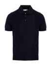 Brunello Cucinelli Classic S/s Cotton Polo In Blue