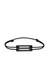 Le Gramme 1.7g Ceramic Cord Bracelet In Black