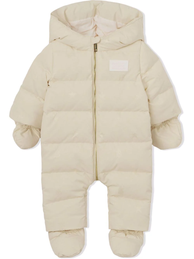 Burberry Kids Star And Monogram Quilted Snowsuit 1 18 Months In