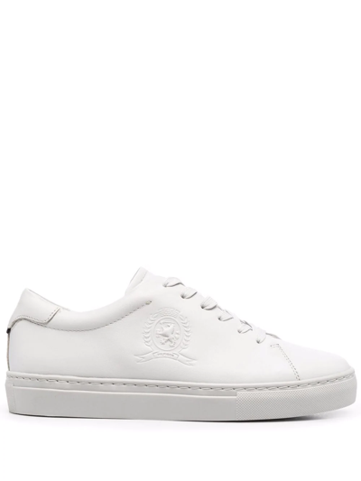 Tommy Hilfiger Elevated Crest Low-top Sneakers In Grey