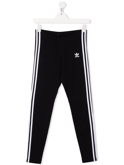 Adidas Originals Kids' Adidas Big Girls Warm Up Tricot Pant In Black