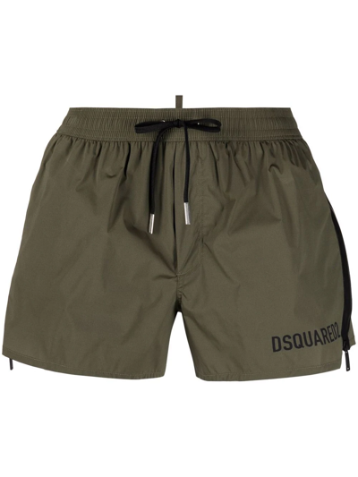 Dsquared2 Icon Forever Swim Shorts In Green