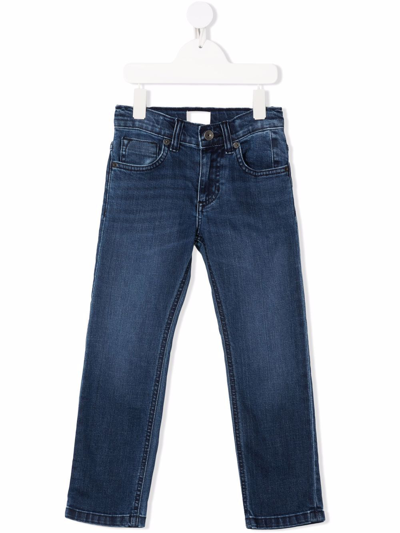 Timberland Kids' Straight Leg Denim Jeans In Blue