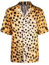 DSQUARED2 豹纹睡衣衬衫