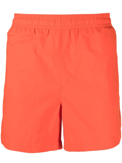 A-cold-wall* Logo印花泳裤 In Orange