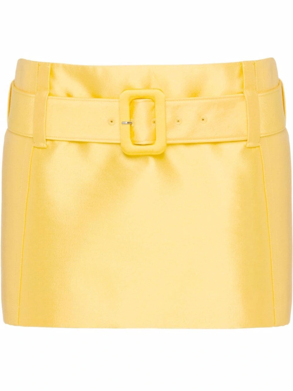 ミニスカート Prada Yellow Cashmere Mini Skirt Prada Yellow Cashmere Mini Skirt | italist