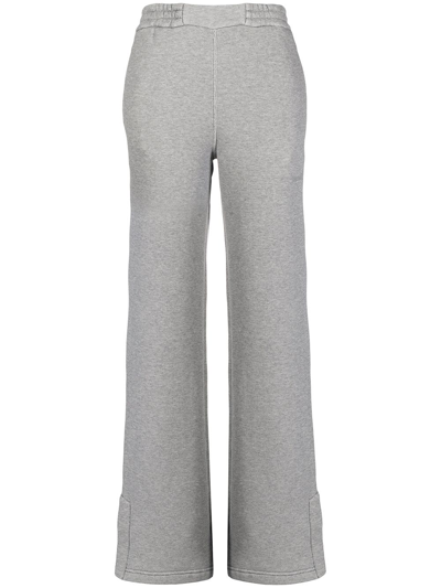 Off-white Diag Flared Trackpants In Grey