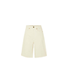 Khaite Mitch Denim Shorts In Ivory
