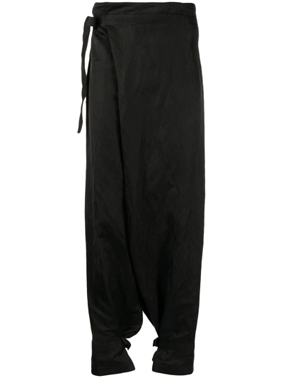 Toogood The Morris Wide-leg Trousers In Schwarz