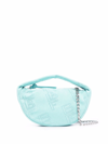 By Far Tasche Baby Cush Aus Blauem Leder In Blau