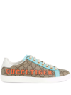 GUCCI GUCCI TIGER LOW-TOP SNEAKERS