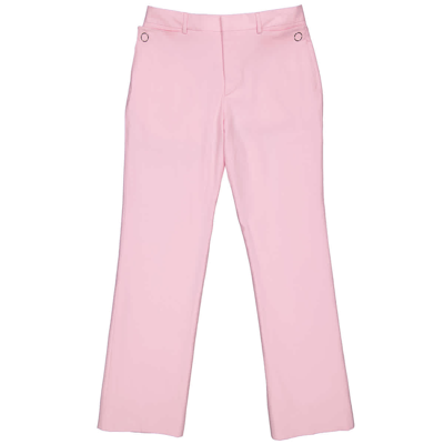 Burberry Candy Pink Wide-leg Tumbled Wool Tailored Trousers, Brand Size 50 (waist Size 34.3'')
